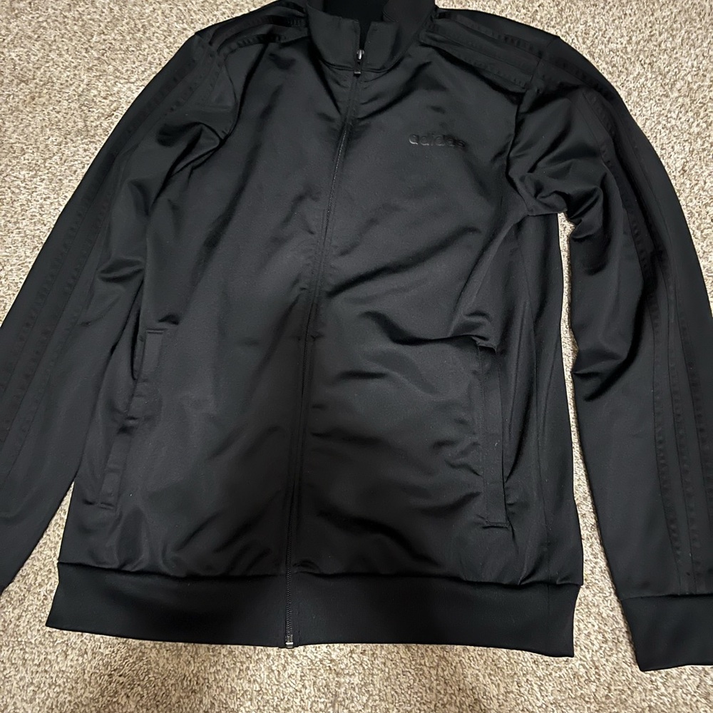 Adidas Triple Black Track Jacket